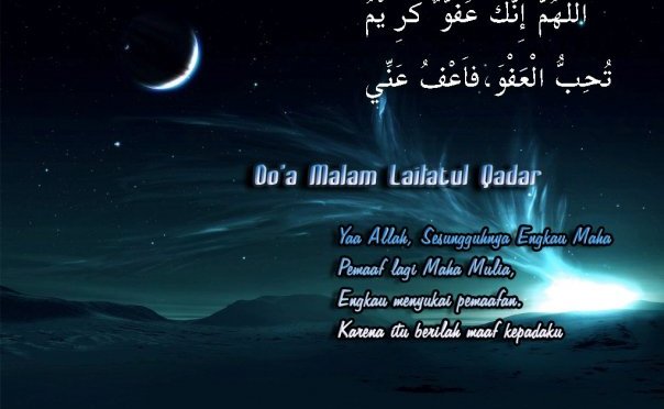 amalan dan doa malam lailatul Qodar